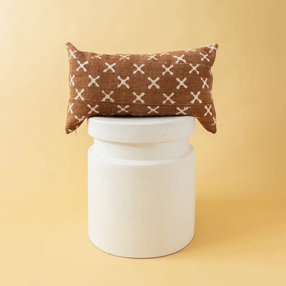 Awa Mudcloth Lumbar Pillow